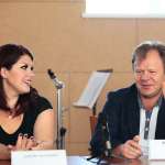 Игорь Бутман, Джейн Монхайт (Jane Monheit). 28-09-2012 пресс-конференция на репетиционной базе